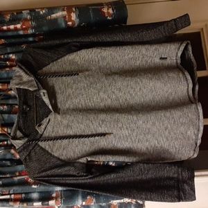 Boys Black and Gray Hoodie Size M